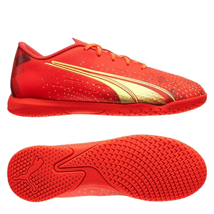 Puma Jr Ultra Play IT Indoor - Fiery Coral/Fizzy Light/Salmon