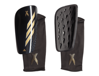 adidas X Speedportal  2022 League Shin Guards - Black/Grey/Matte Gold
