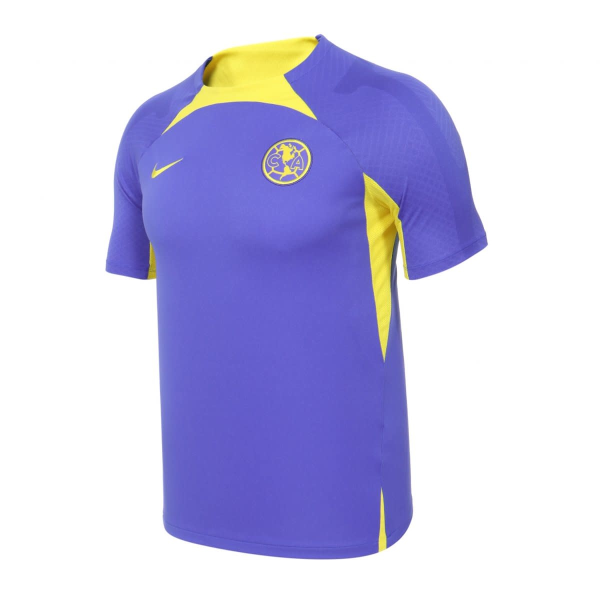 Nike Club America 2022 - 23   Strike Training Jersey - Blue/Opti Yellow