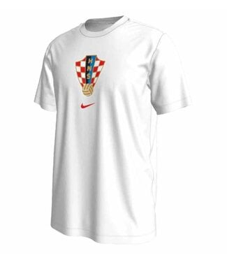 Nike Nike Croatia WC World Cup 2022 Fan Crest Shirt - White