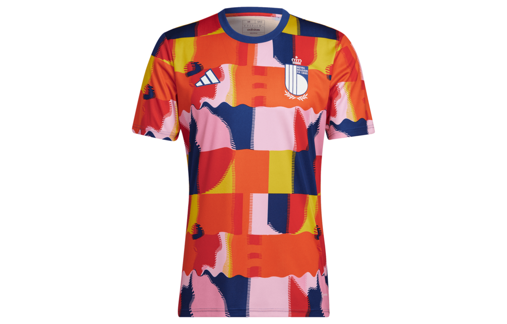 muis Voel me slecht Vervelend adidas Belgium WC 2022 World Cup Pre Match Training Jersey - Multicolor -  Soccerium