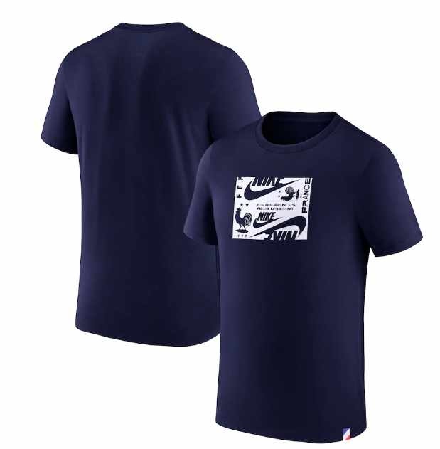Nike France  WC World Cup 2022 Original Shirt - Blackened Blue