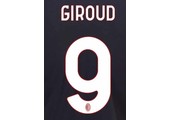 Giroud #9 AC Milan 22/23 Home Nameset