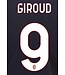 Uni-Sport Giroud #9 AC Milan 22/23 Home Nameset