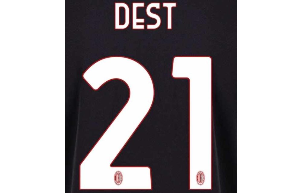 Dest # 21 AC Milan 22/23 Home Nameset