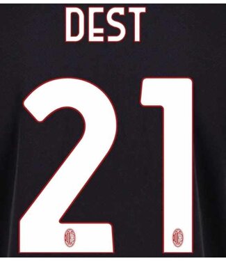 Uni-Sport Dest # 21 AC Milan 22/23 Home Nameset