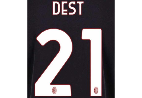 Dest # 21 AC Milan 22/23 Home Nameset