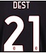 Uni-Sport Dest # 21 AC Milan 22/23 Home Nameset