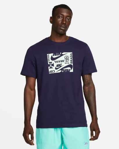 Nike Brazil WC World Cup 2022 Original Shirt - Blackened Blue