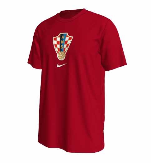 Nike Croatia Crest T-Shirt 2022 - Red - M