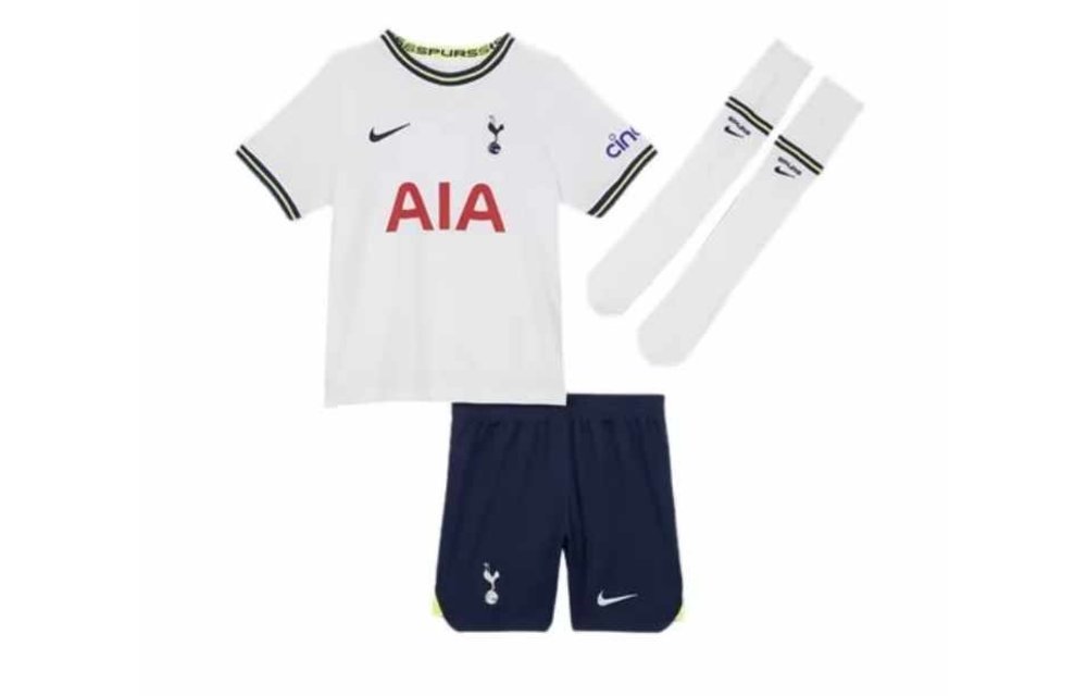 Nike Tottenham Hotspur 2022- 23 Little Kids Home Kit - White/Navy