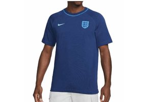 Nike England WC World Cup 2022 Travel Tee Shirt Top - Blue Void