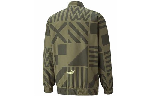 Puma AC Milan 2022 - 23 Prematch Jacket - Dark Green/Spring Moss