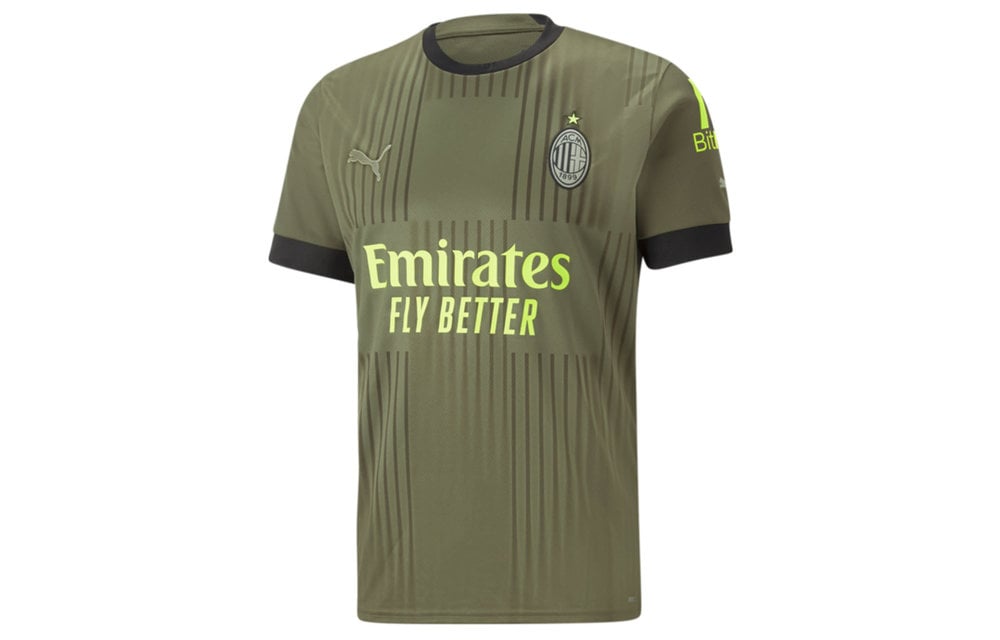 Puma AC Milan 2022 / 23 Third Jersey - Dark Green/Spring Moss - Soccerium