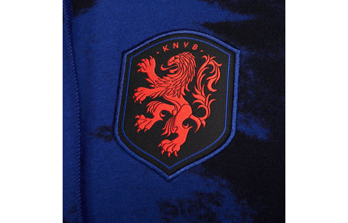 Nike Netherlands / Holland WC World Cup 2022 Fleece Full Zip Hoodie - Black/Blue
