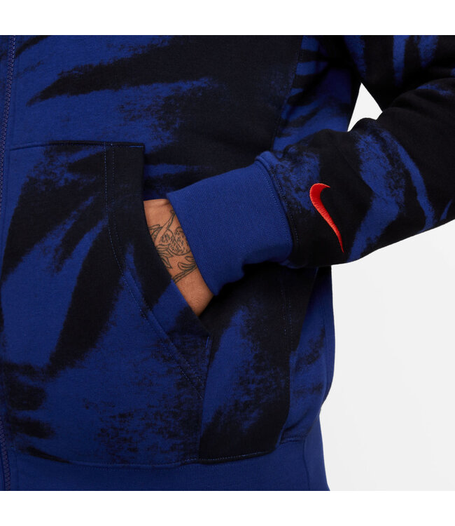 Nike Nike Netherlands / Holland WC World Cup 2022 Fleece Full Zip Hoodie - Black/Blue