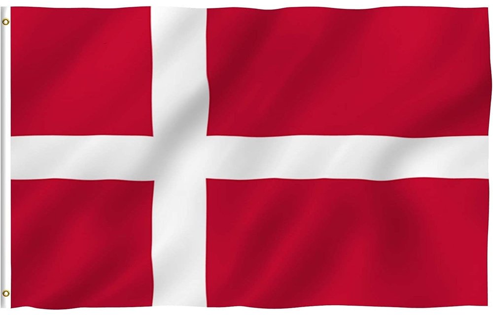 Denmark  3' x 5' Flag