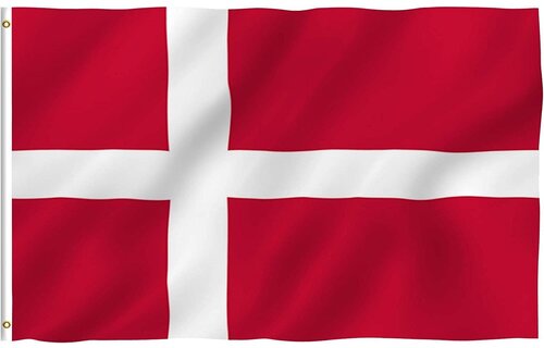 Denmark  3' x 5' Flag