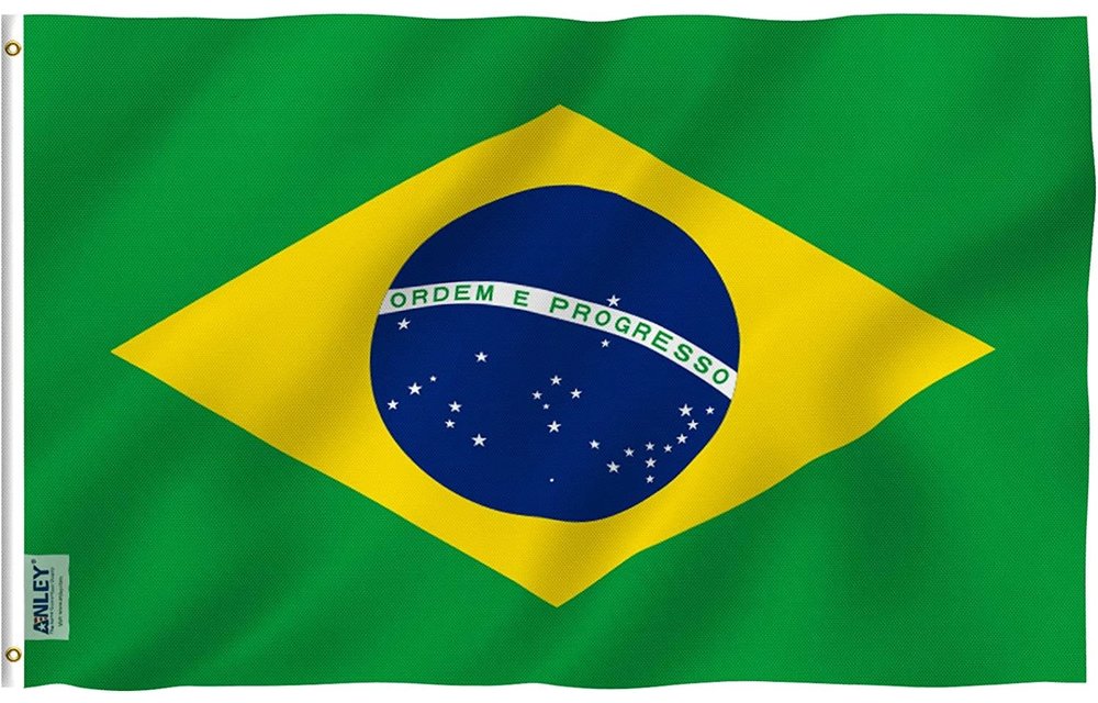 Brazil 3' x 5' Flag
