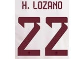 H. Lozano # 22 Mexico WC 2022 Away Nameset