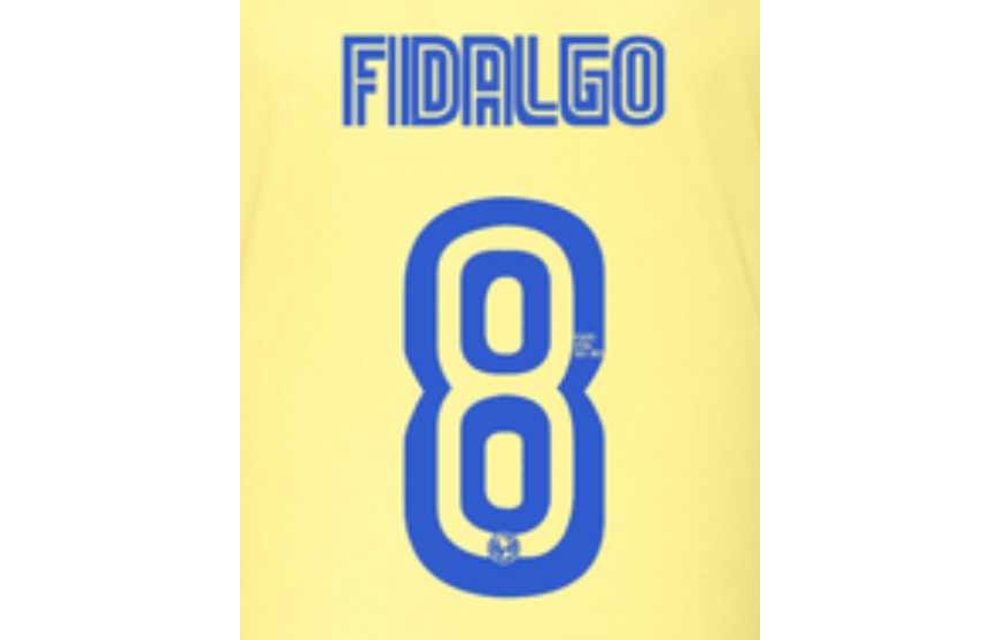 Fidalgo # 8 Club America 22/23 Home Nameset