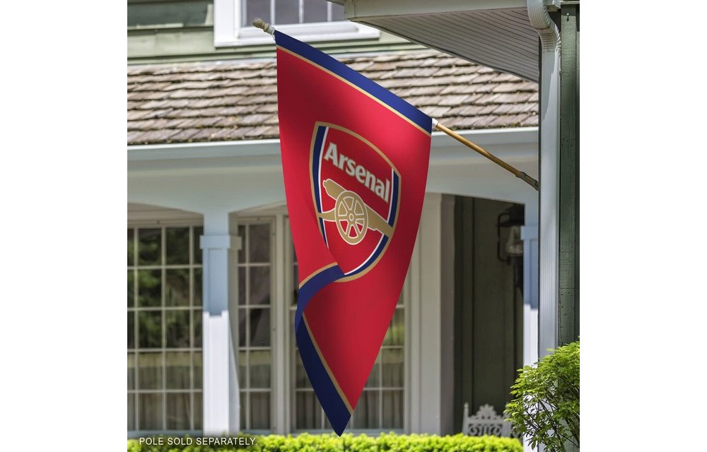 WinCraft Arsenal Vertical Flag 28" -40"