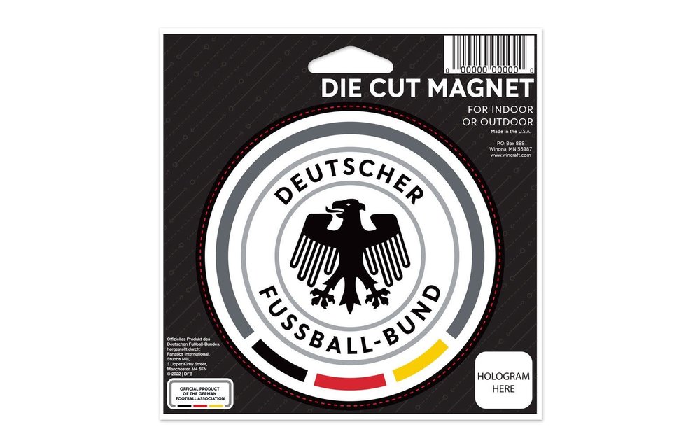 Wincraft Germany 4.5 x 6 Die Cut Magnet