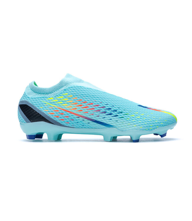 adidas adidas X Speedportal .3 Laceless LL FG Cleats Al Rihla Pack - Clear Aqua/Power Blue