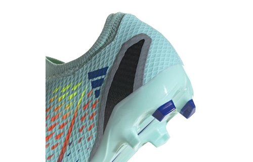 adidas X Speedportal .3 Laceless LL FG Cleats Al Rihla Pack - Clear Aqua/Power Blue