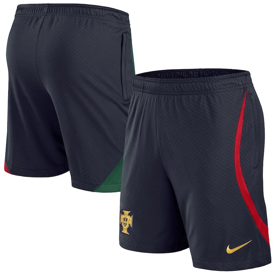Nike Portugal WC World Cup 2022 Strike Training Shorts -  Obsidian/Green/Pepper Red/Gold - Soccerium