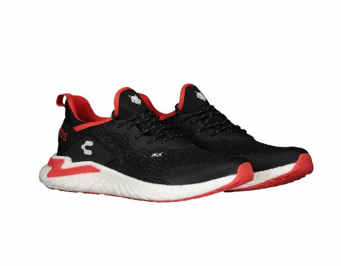 Charly Club Atlas Vigorate PFX Training / Street Shoes -Black/Red