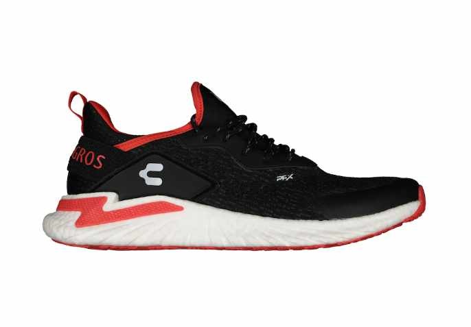Charly Club Atlas Vigorate PFX Training / Street Shoes -Black/Red