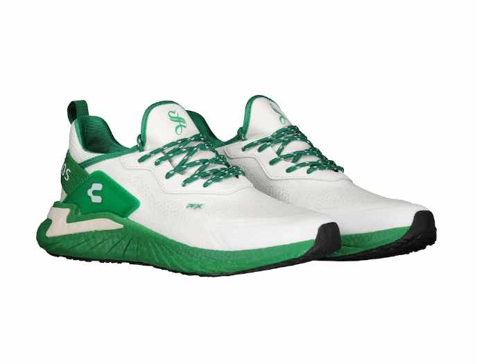 Charly Santos Laguna Vigorate PFX Training / Street Shoes -White/Green