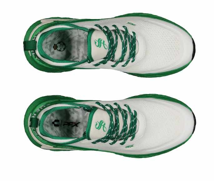 Charly Santos Laguna Vigorate PFX Training / Street Shoes -White/Green