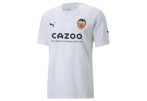 Puma 2022-23 Valencia Home Jersey - White/Black