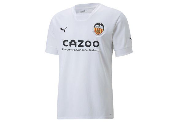 Puma 2022-23 Valencia Home Jersey - White/Black