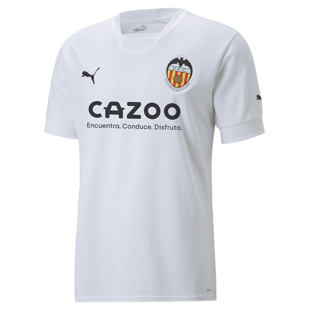 Puma 2022-23 Valencia Home Jersey - White/Black