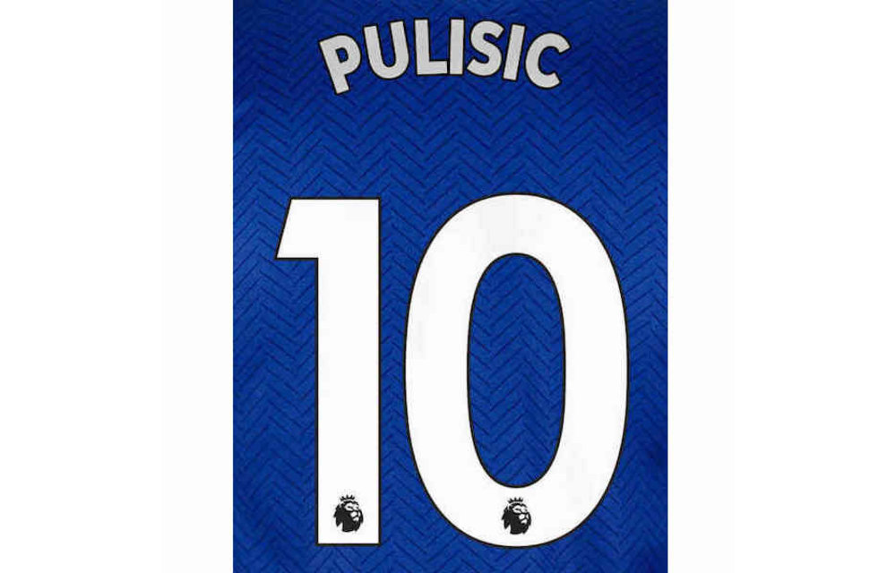Pulisic # 10 Chelsea 2022 -23 Home Nameset