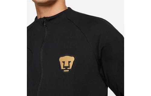 Nike 2022-2023 Pumas UNAM Academy Pro Track Jacket - Black/Gold