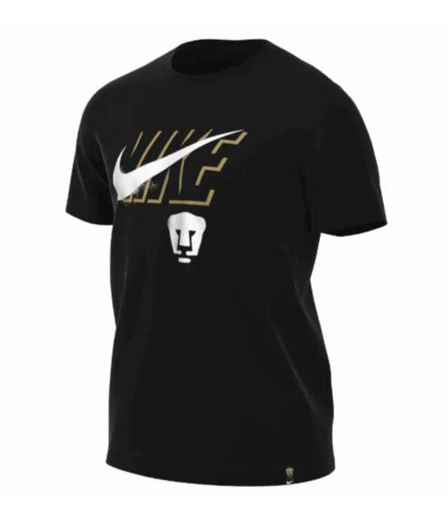 Nike Nike Pumas UNAM 2022-23 Swoosh Club Tee Shirt - Black