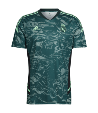 adidas adidas Real Madrid 2022 - 23 UCL Condivo Training Jersey- Linen Green/Shadow