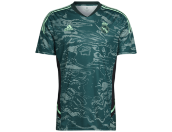 adidas Real Madrid 2022 - 23 UCL Condivo Training Jersey- Linen Green/Shadow