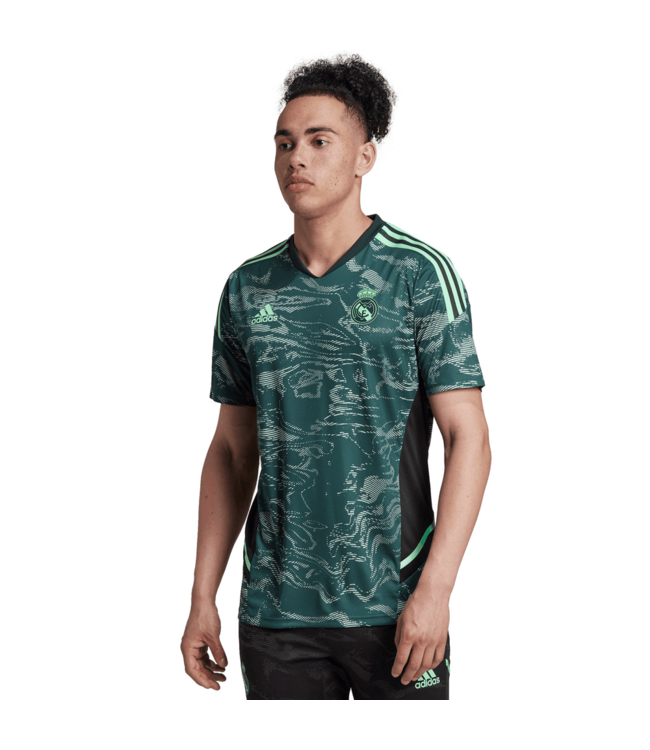 adidas adidas Real Madrid 2022 - 23 UCL Condivo Training Jersey- Linen Green/Shadow
