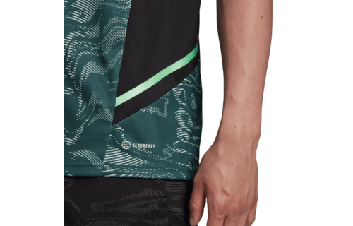 adidas Real Madrid 2022 - 23 UCL Condivo Training Jersey- Linen Green/Shadow