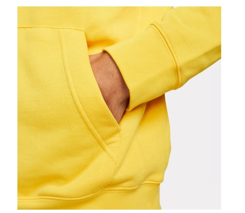 Nike Barcelona 2022 -23 Club Pullover Hoodie - Yellow/Deep Royal