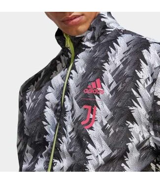 adidas adidas Juventus 2022 - 23 Reversible Anthem Jacket - Black