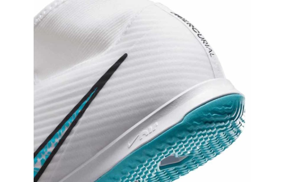 Nike Zoom Mercurial Superfly 9 Academy DF IC Indoor - White/Baltic Blue/Pink Blast