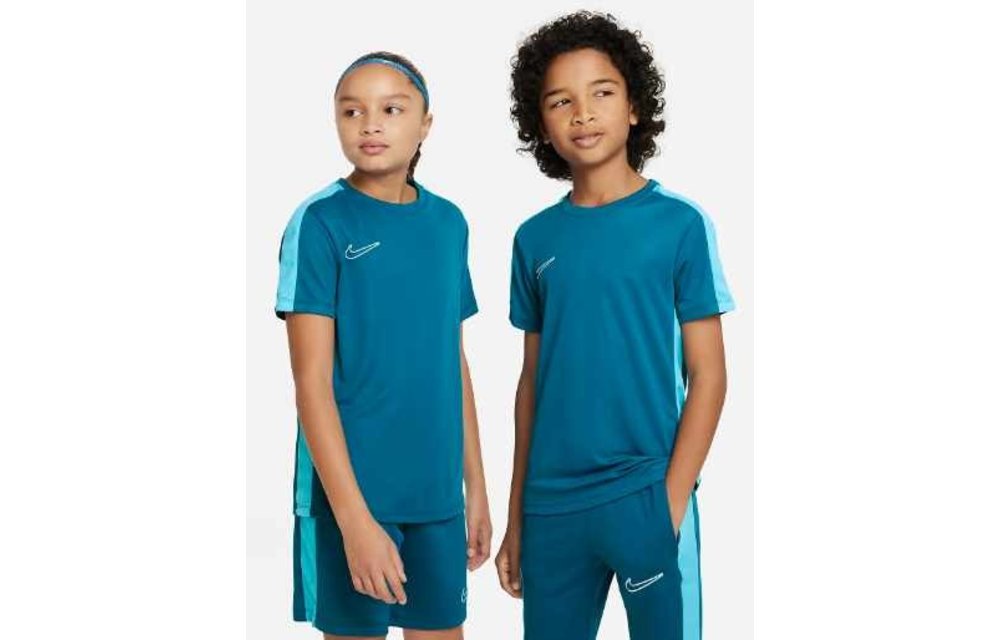 Maak het zwaar Belonend Vaccineren Nike Youth Dri-FIT Academy 22 Soccer Jersey - Green Abyss/Baltic Blue -  Soccerium