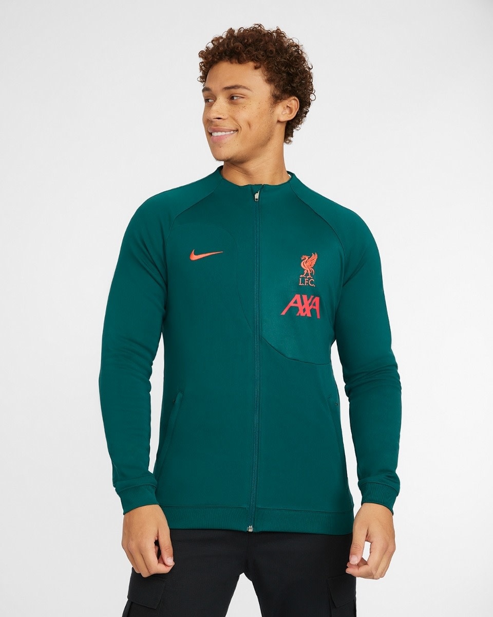 Nike 2022-2023 Liverpool Academy Pro Anthem Jacket - Dark Atomic Teal ...