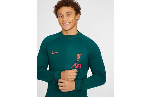 Nike 2022-2023 Liverpool Academy Pro Anthem Jacket - Dark Atomic Teal/Siren Red